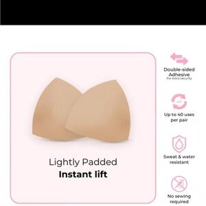 Lightly Padded Instant Lift Bra Inserts - Tan